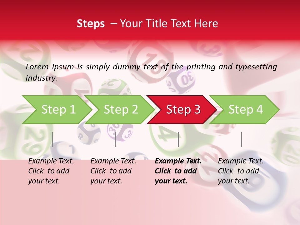 Jackpot Flying Cgi PowerPoint Template