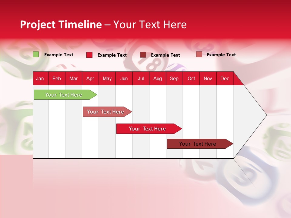 Jackpot Flying Cgi PowerPoint Template
