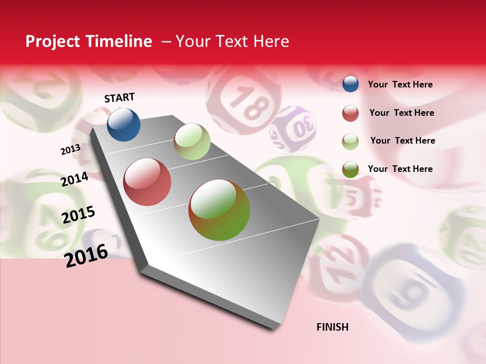 Jackpot Flying Cgi PowerPoint Template