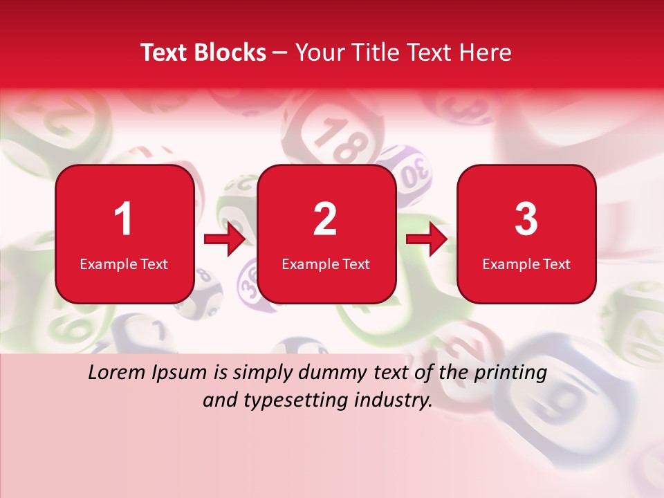 Jackpot Flying Cgi PowerPoint Template