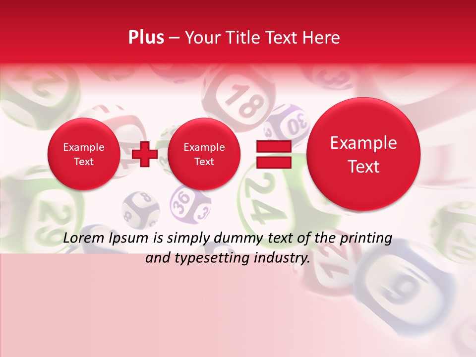 Jackpot Flying Cgi PowerPoint Template