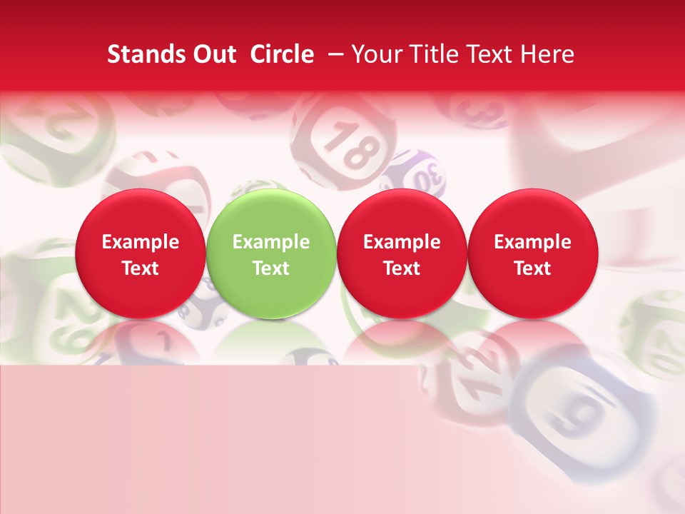 Jackpot Flying Cgi PowerPoint Template