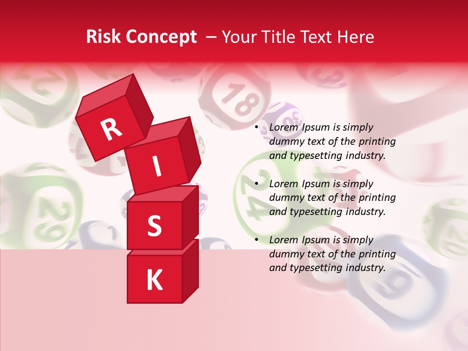 Jackpot Flying Cgi PowerPoint Template