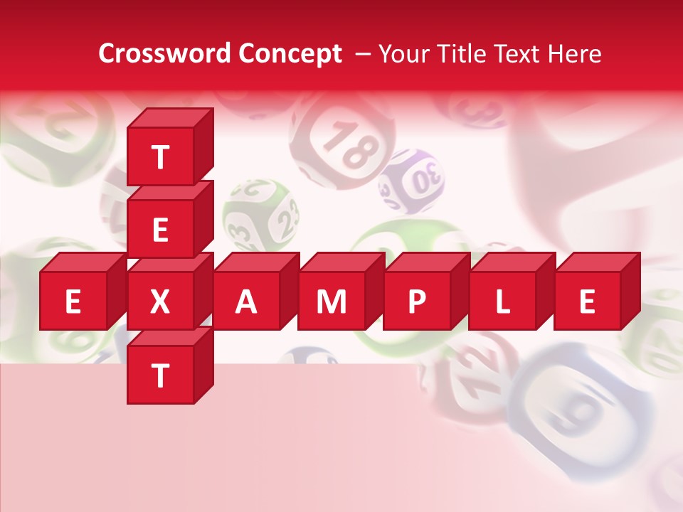 Jackpot Flying Cgi PowerPoint Template