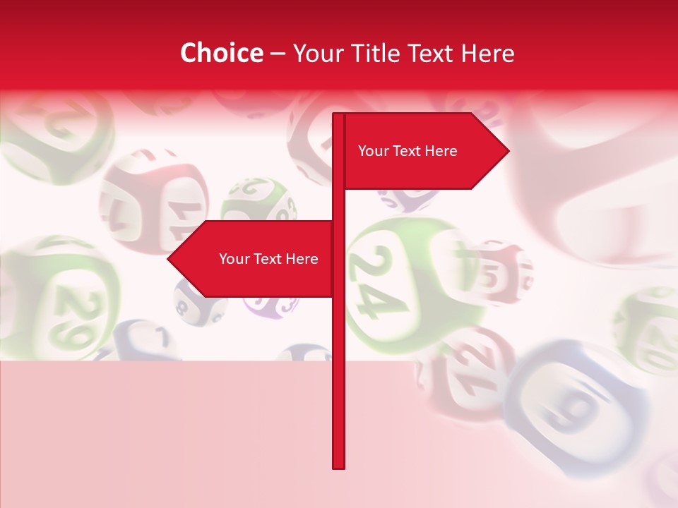 Jackpot Flying Cgi PowerPoint Template