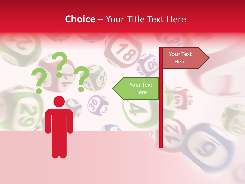 Jackpot Flying Cgi PowerPoint Template