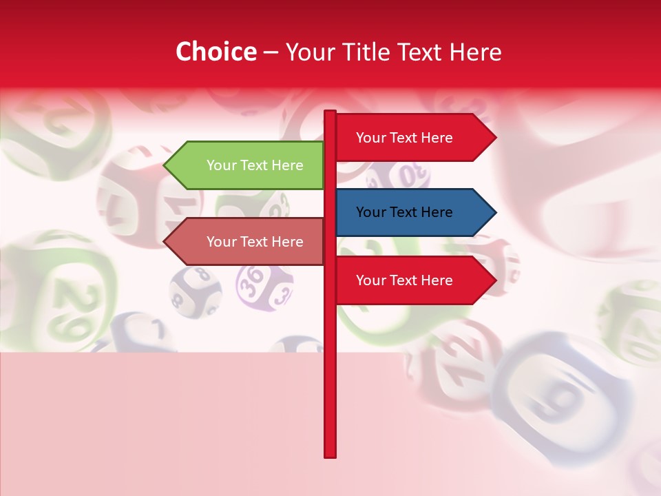 Jackpot Flying Cgi PowerPoint Template