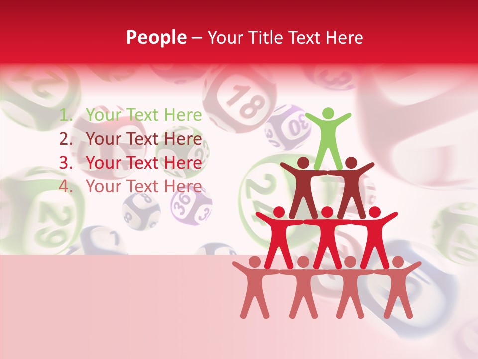 Jackpot Flying Cgi PowerPoint Template