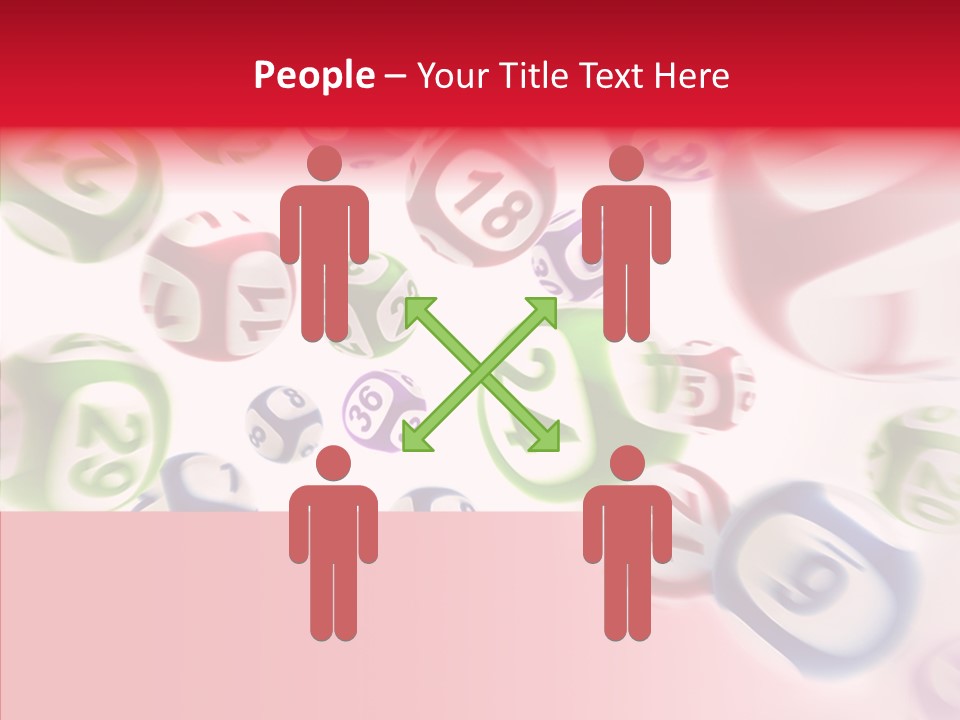 Jackpot Flying Cgi PowerPoint Template