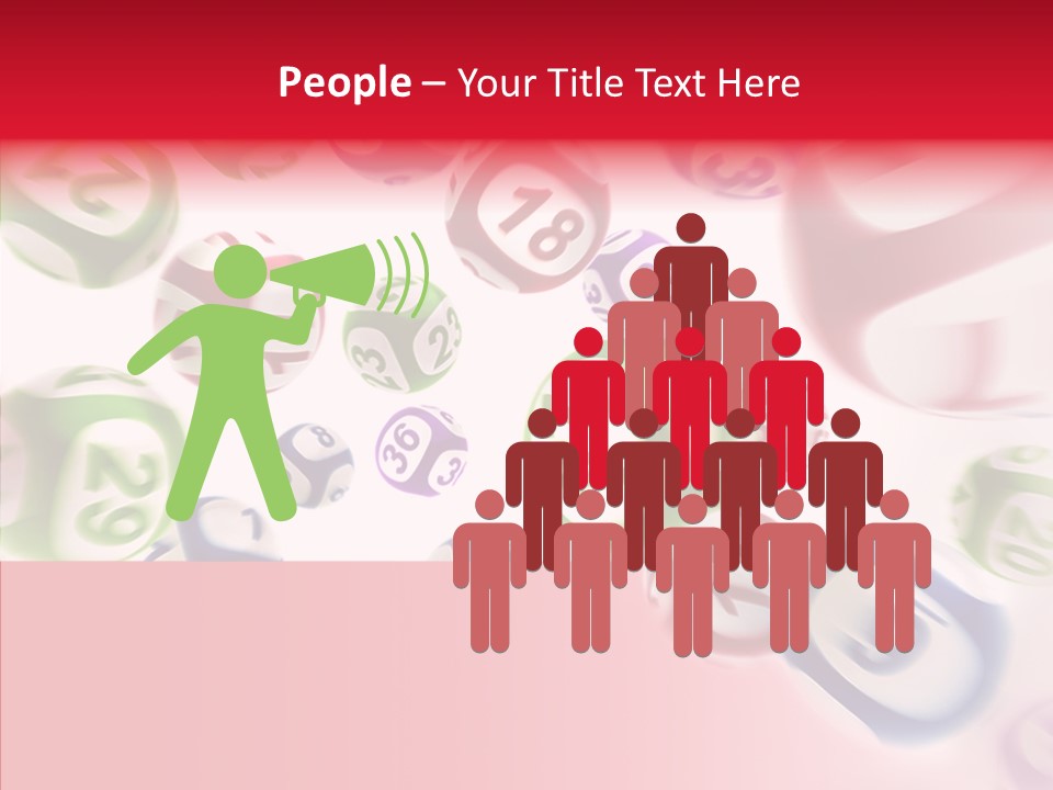 Jackpot Flying Cgi PowerPoint Template