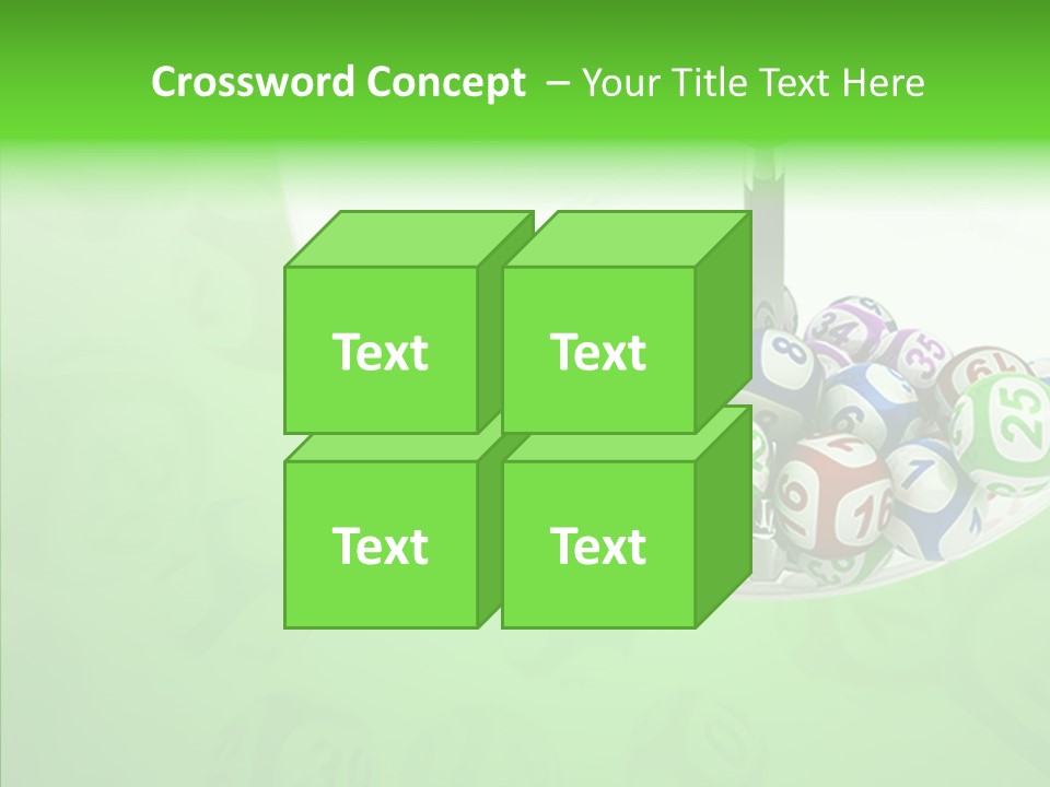 Play Gamble Lottery PowerPoint Template