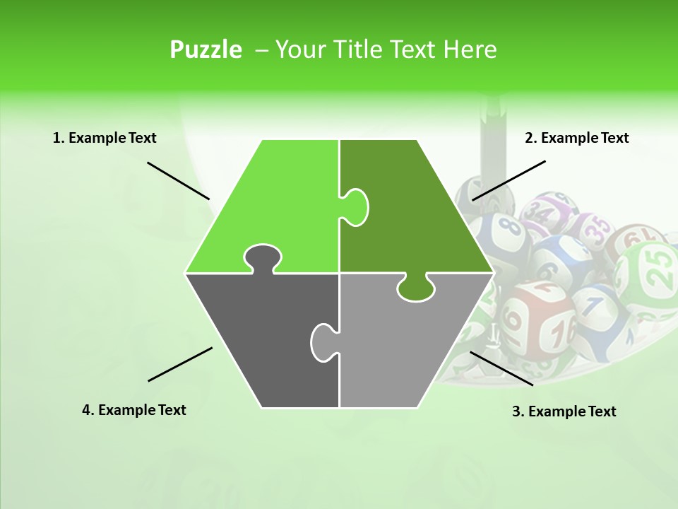 Play Gamble Lottery PowerPoint Template