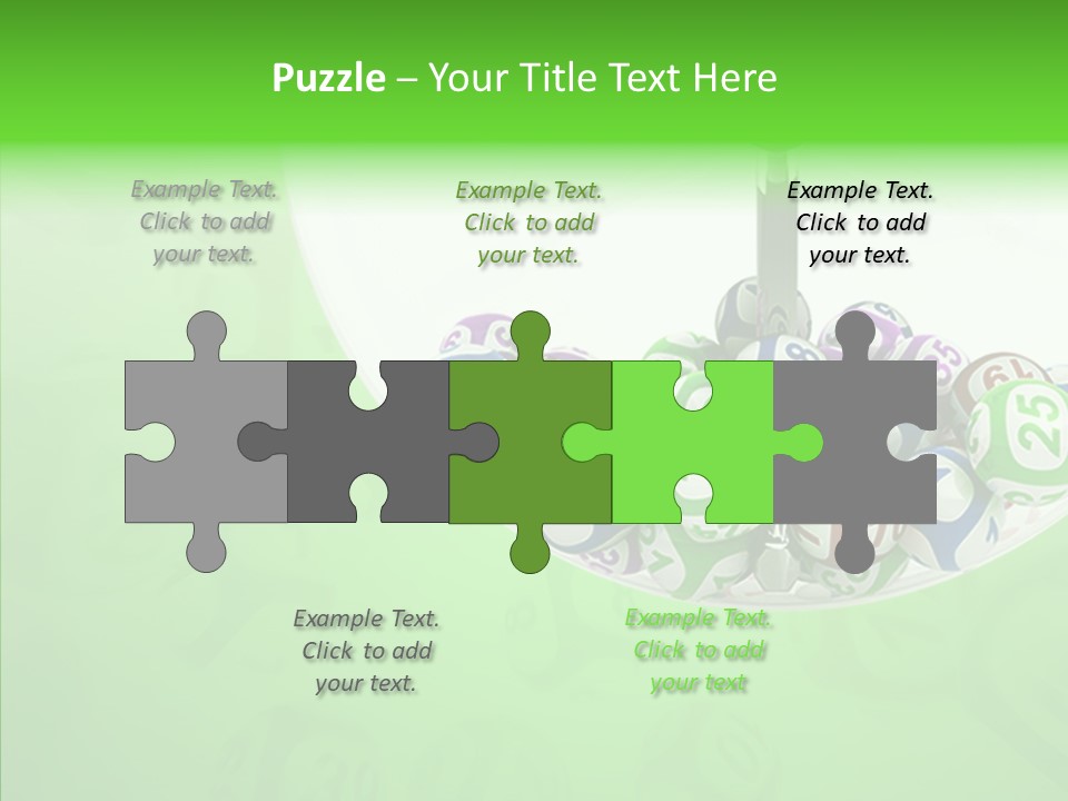 Play Gamble Lottery PowerPoint Template