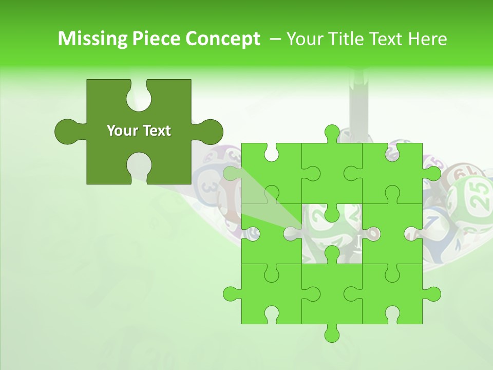 Play Gamble Lottery PowerPoint Template