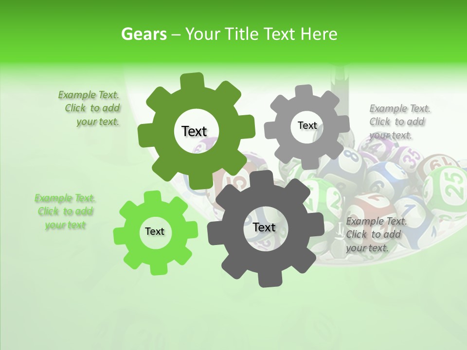 Play Gamble Lottery PowerPoint Template