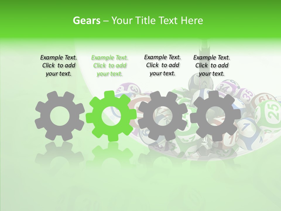 Play Gamble Lottery PowerPoint Template