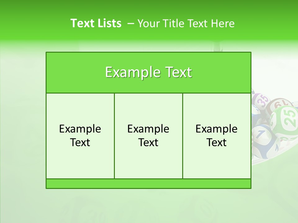 Play Gamble Lottery PowerPoint Template