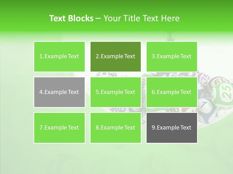Play Gamble Lottery PowerPoint Template