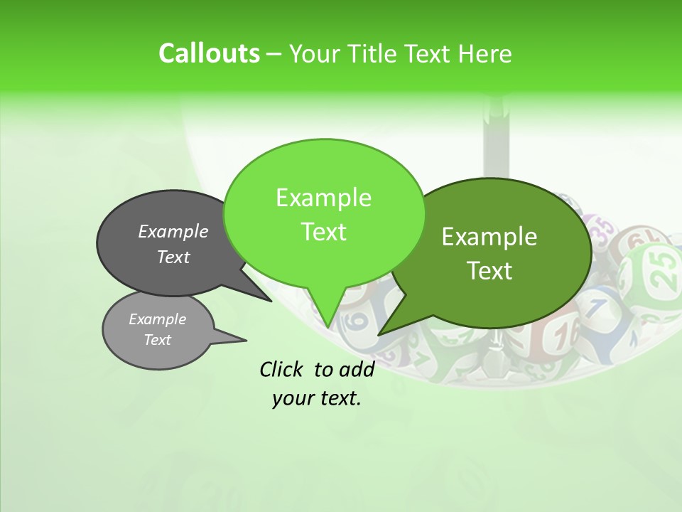 Play Gamble Lottery PowerPoint Template