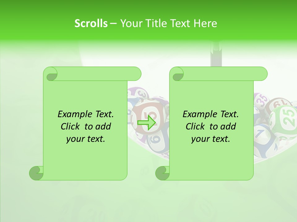 Play Gamble Lottery PowerPoint Template