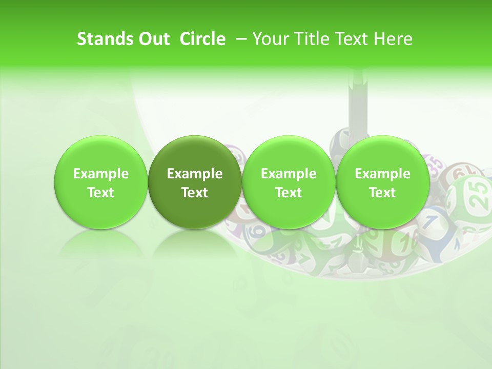 Play Gamble Lottery PowerPoint Template