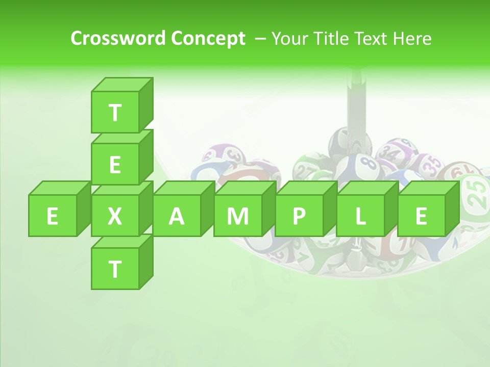 Play Gamble Lottery PowerPoint Template