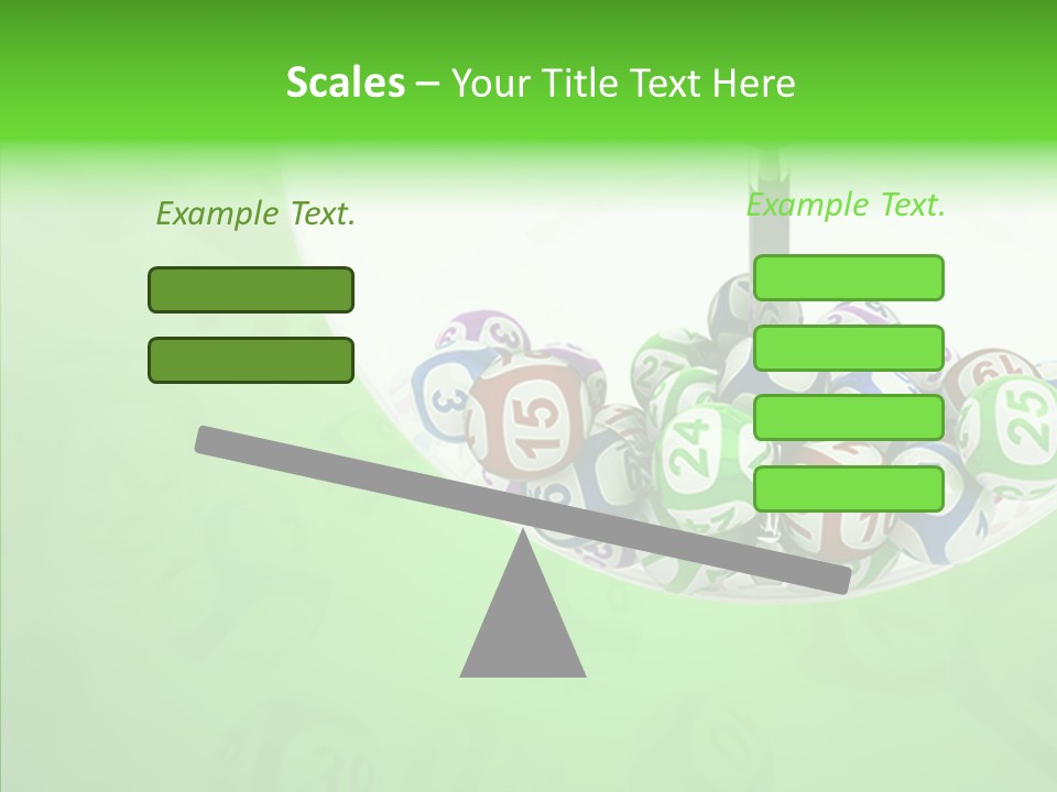 Play Gamble Lottery PowerPoint Template