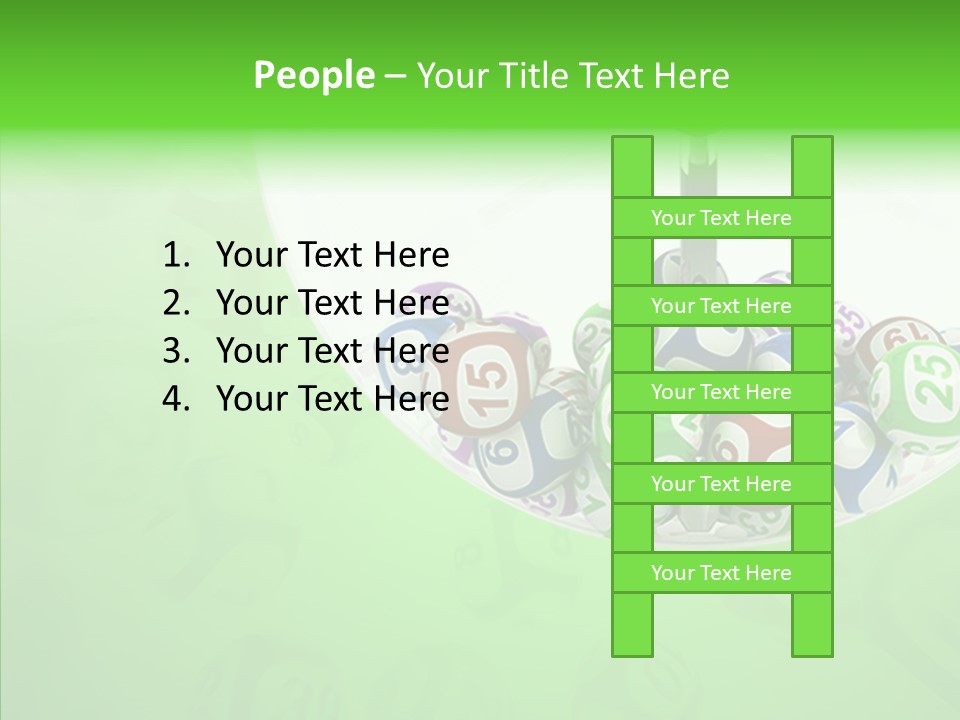 Play Gamble Lottery PowerPoint Template