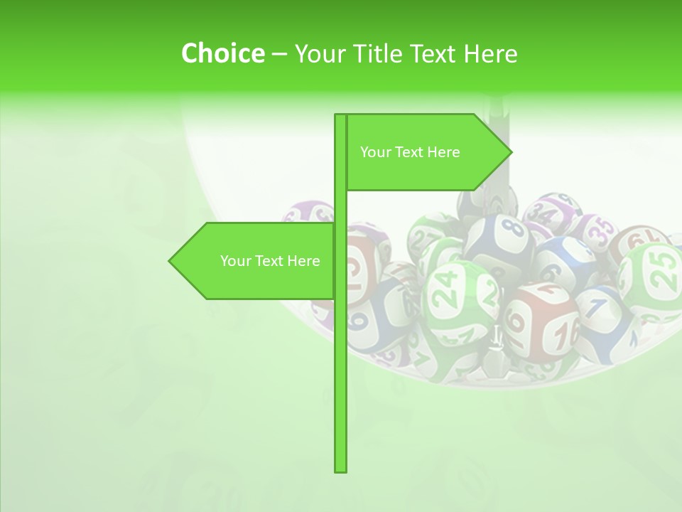 Play Gamble Lottery PowerPoint Template