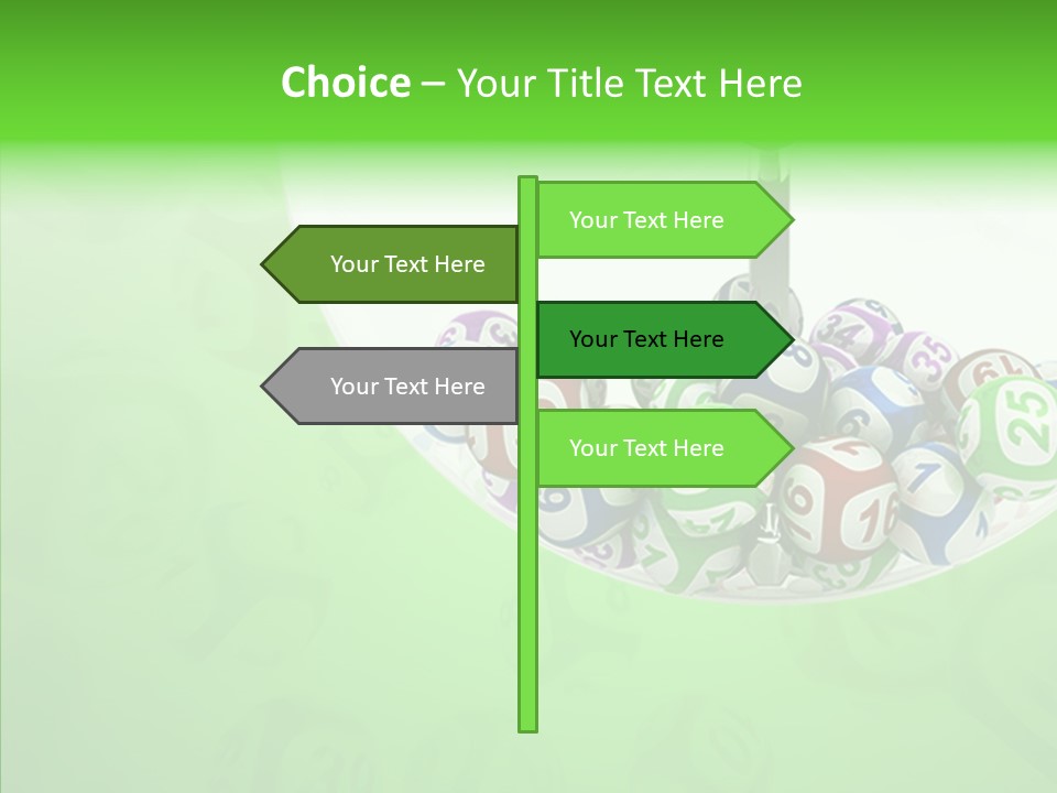 Play Gamble Lottery PowerPoint Template
