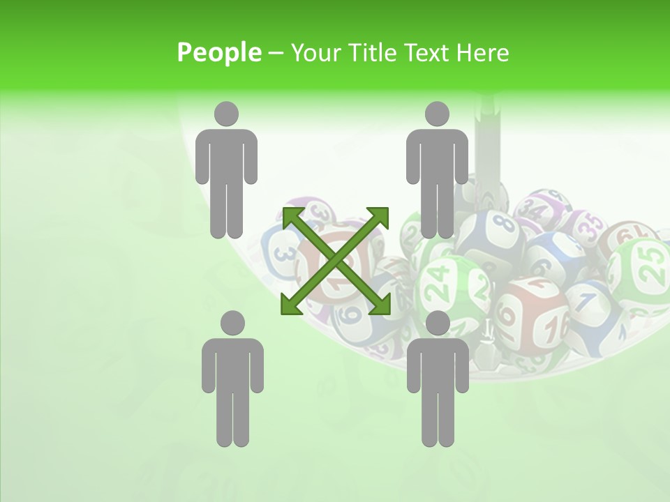 Play Gamble Lottery PowerPoint Template