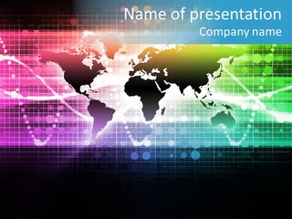 Electronic Science Global PowerPoint Template