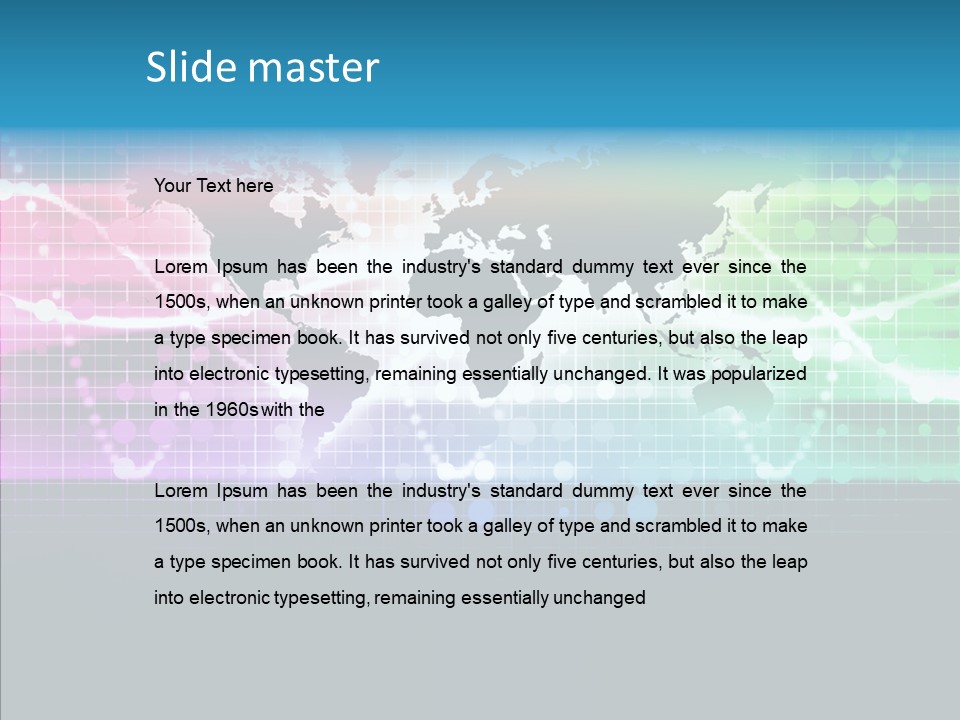 Electronic Science Global PowerPoint Template