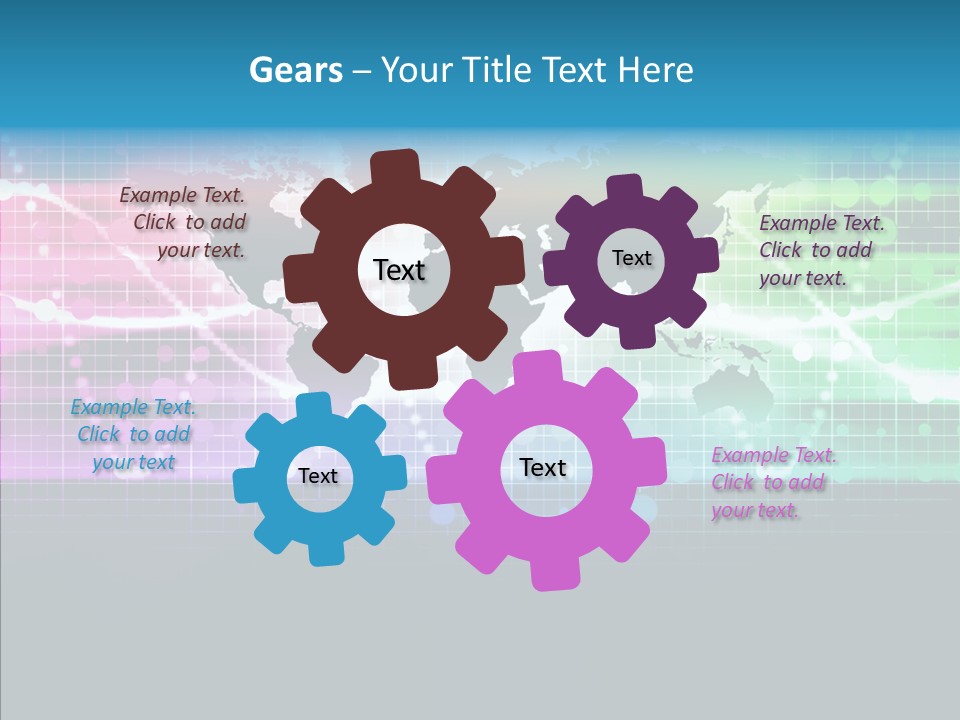 Electronic Science Global PowerPoint Template