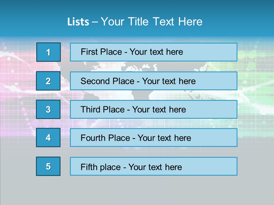 Electronic Science Global PowerPoint Template