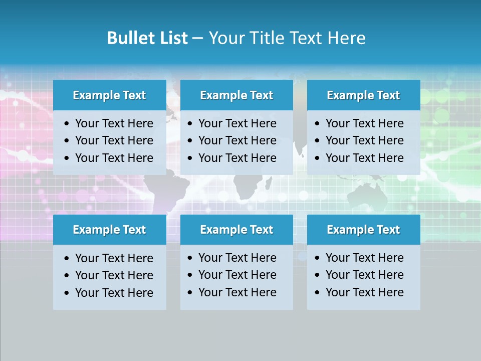 Electronic Science Global PowerPoint Template