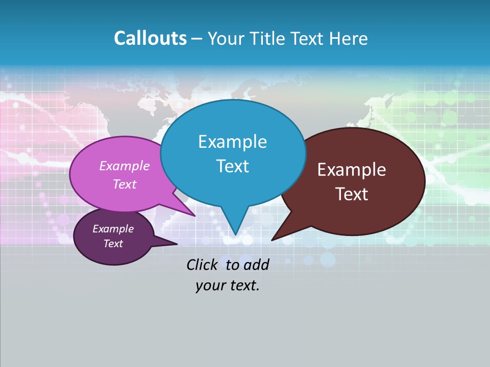 Electronic Science Global PowerPoint Template