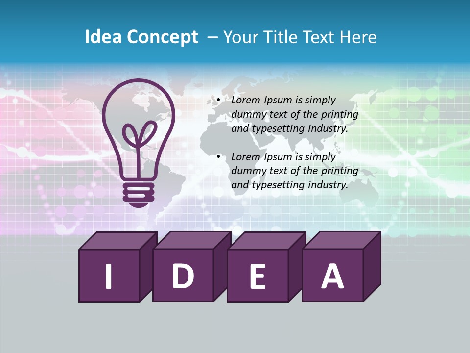 Electronic Science Global PowerPoint Template
