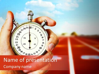 Clock Dynamic Lapse PowerPoint Template