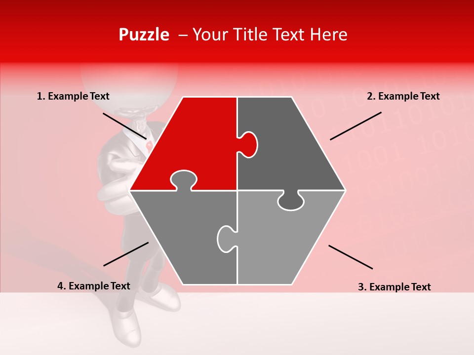 Humanoid Art Render PowerPoint Template