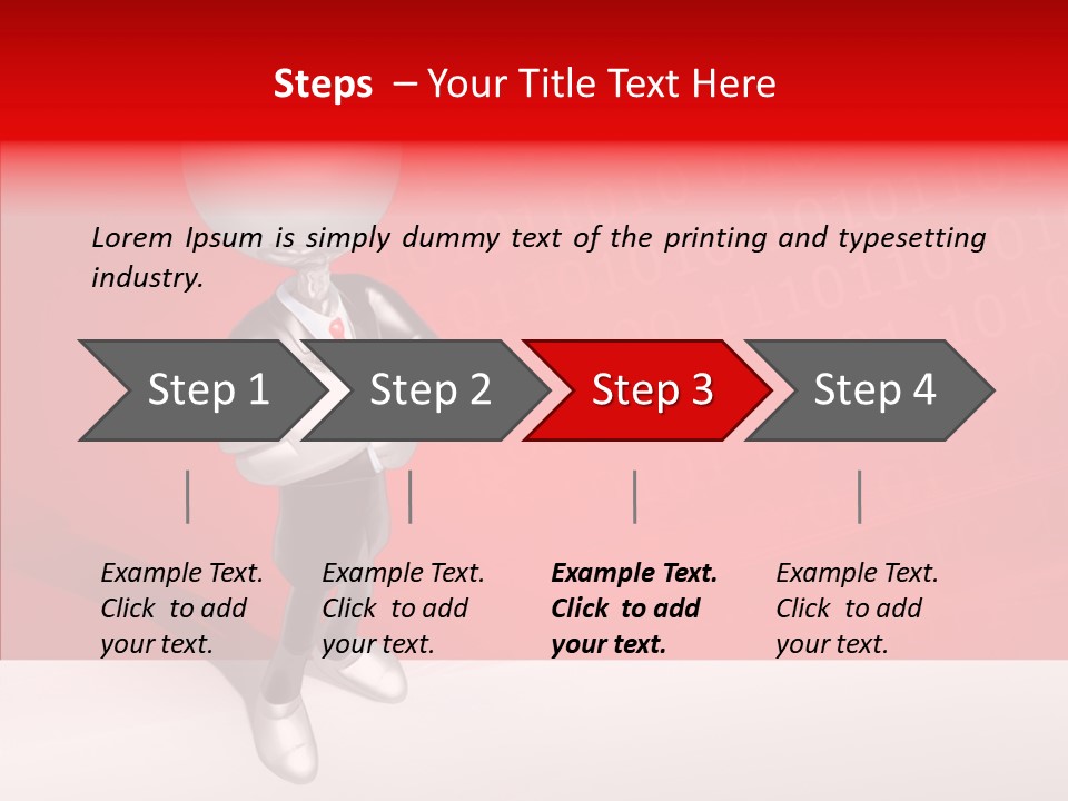 Humanoid Art Render PowerPoint Template