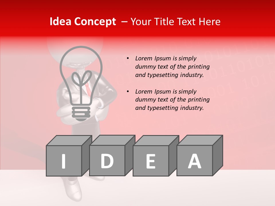 Humanoid Art Render PowerPoint Template