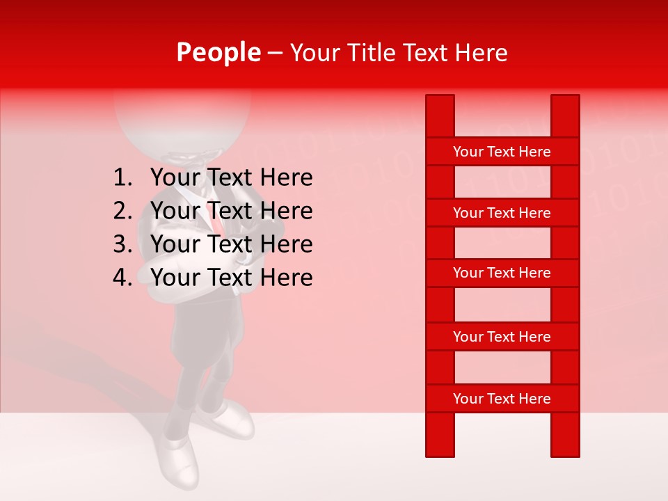 Humanoid Art Render PowerPoint Template