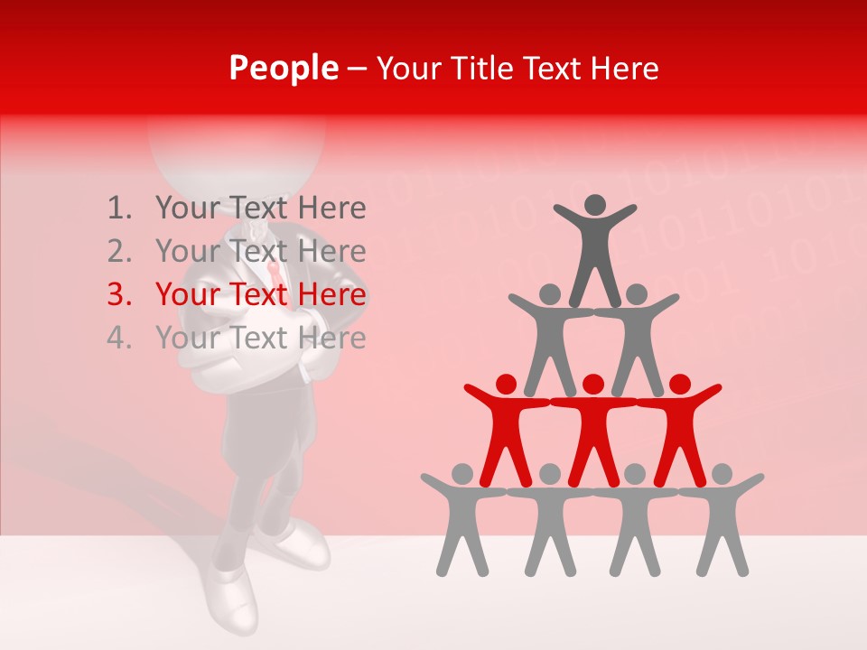 Humanoid Art Render PowerPoint Template