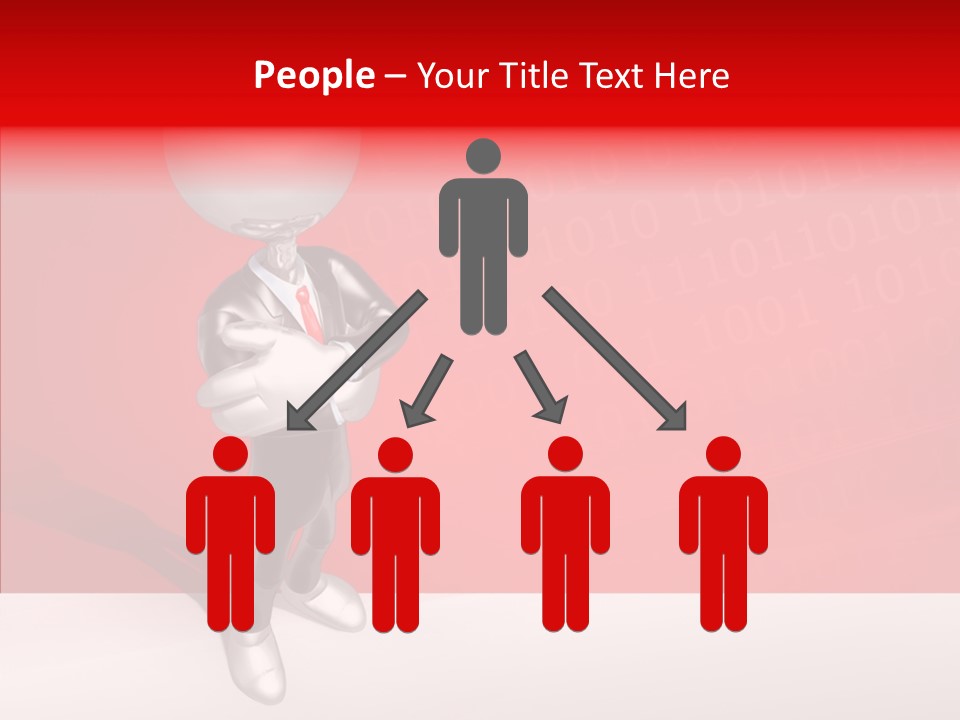 Humanoid Art Render PowerPoint Template