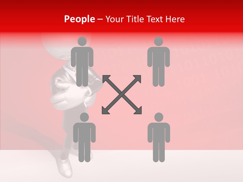 Humanoid Art Render PowerPoint Template