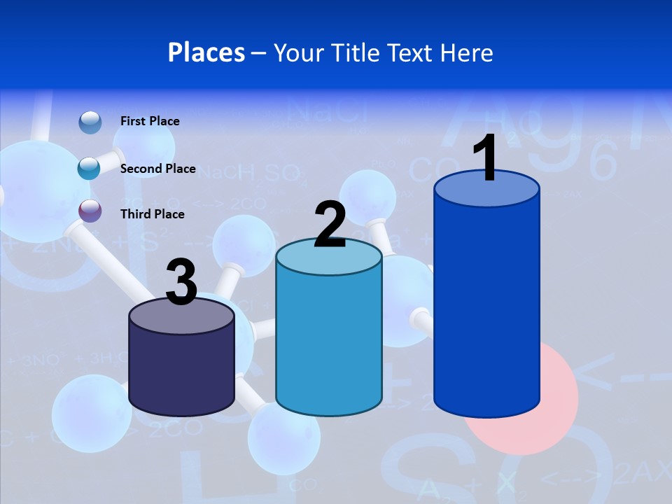 Reaction Particle Molecules PowerPoint Template