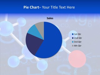 Reaction Particle Molecules PowerPoint Template