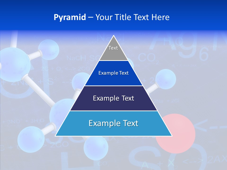 Reaction Particle Molecules PowerPoint Template