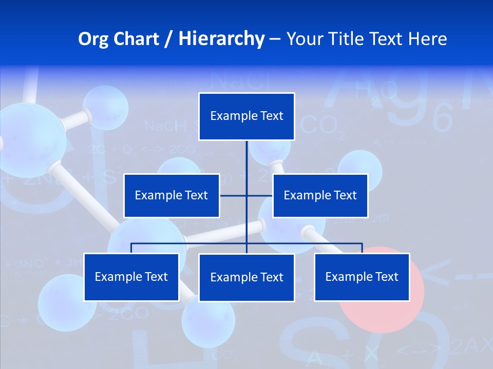 Reaction Particle Molecules PowerPoint Template